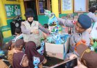 Polisi Gelar Trauma Healing dan Berbagi Snack untuk Pelajar Terdampak Erupsi Gunung Semeru
